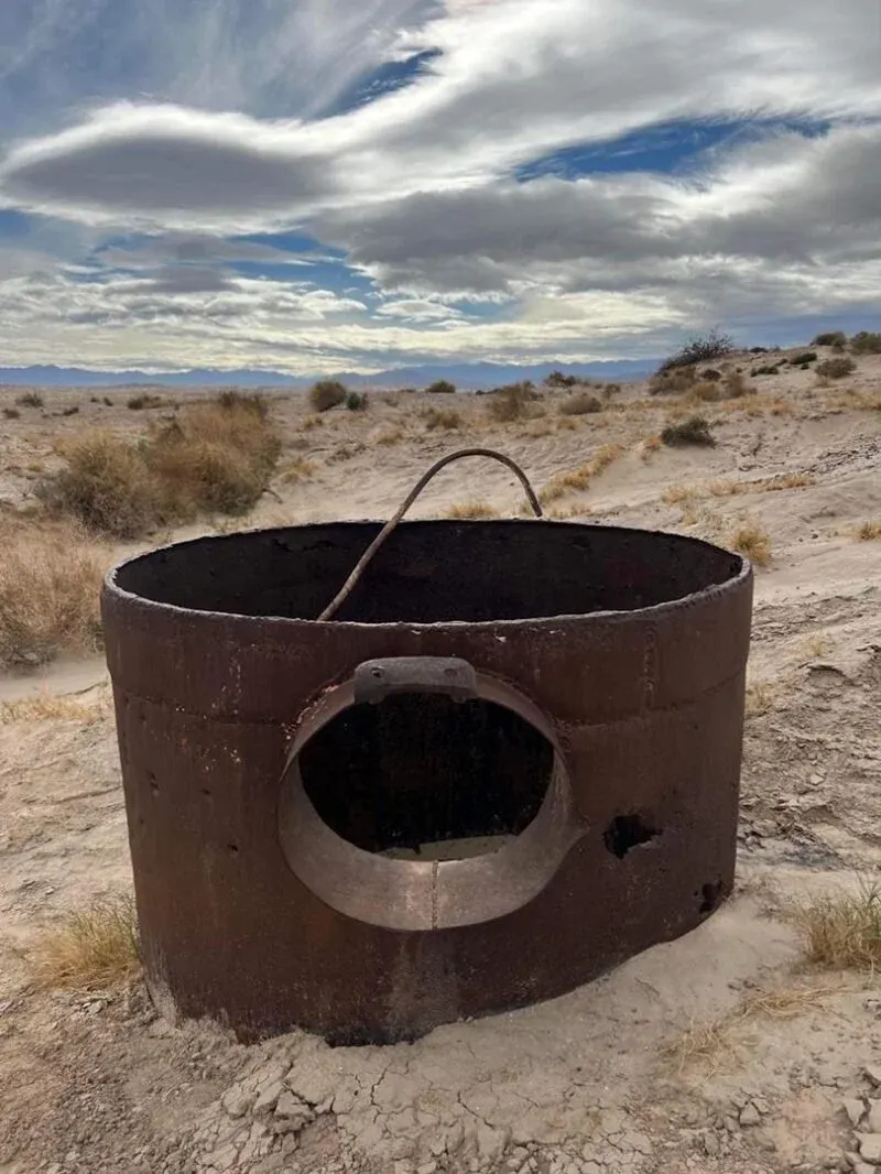 Yuha well historic relic in the desert