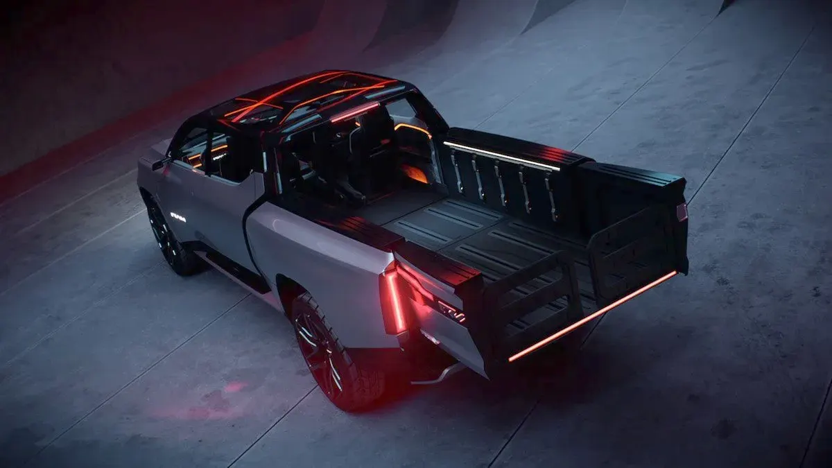 Ram electric battery powered truck bed