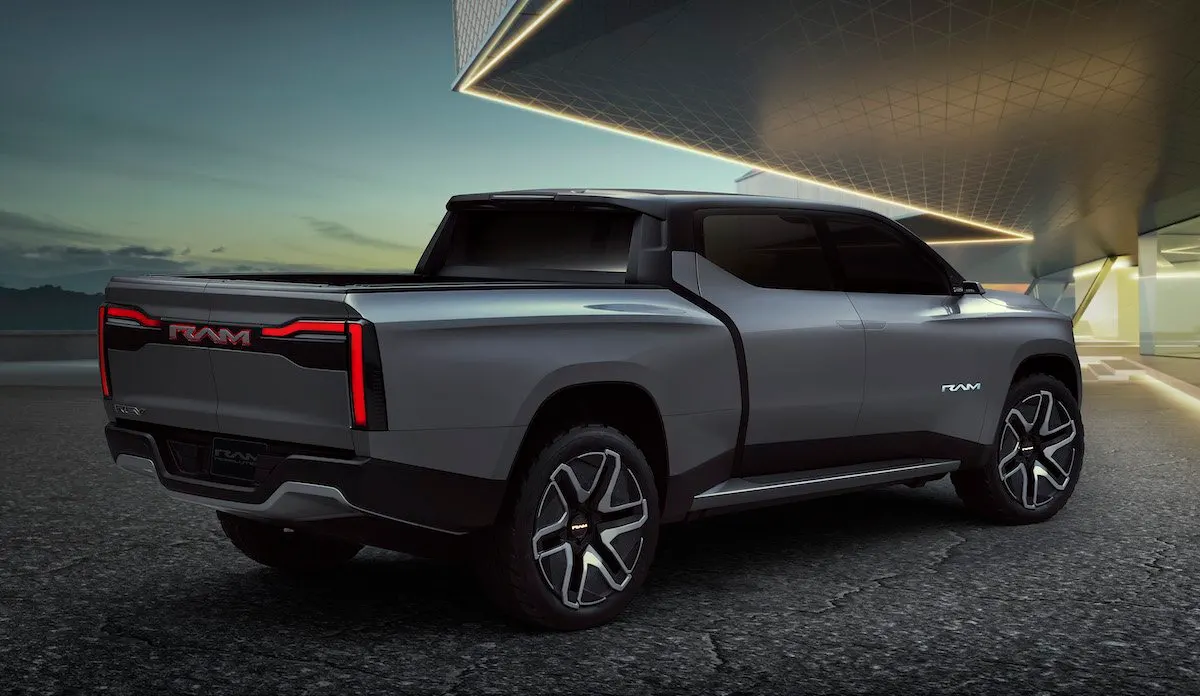 Ram truck REV side profile